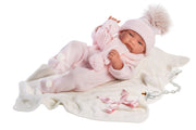 Llorens 17" Anatomically-correct Baby Doll Jill With Blanket Dolls
