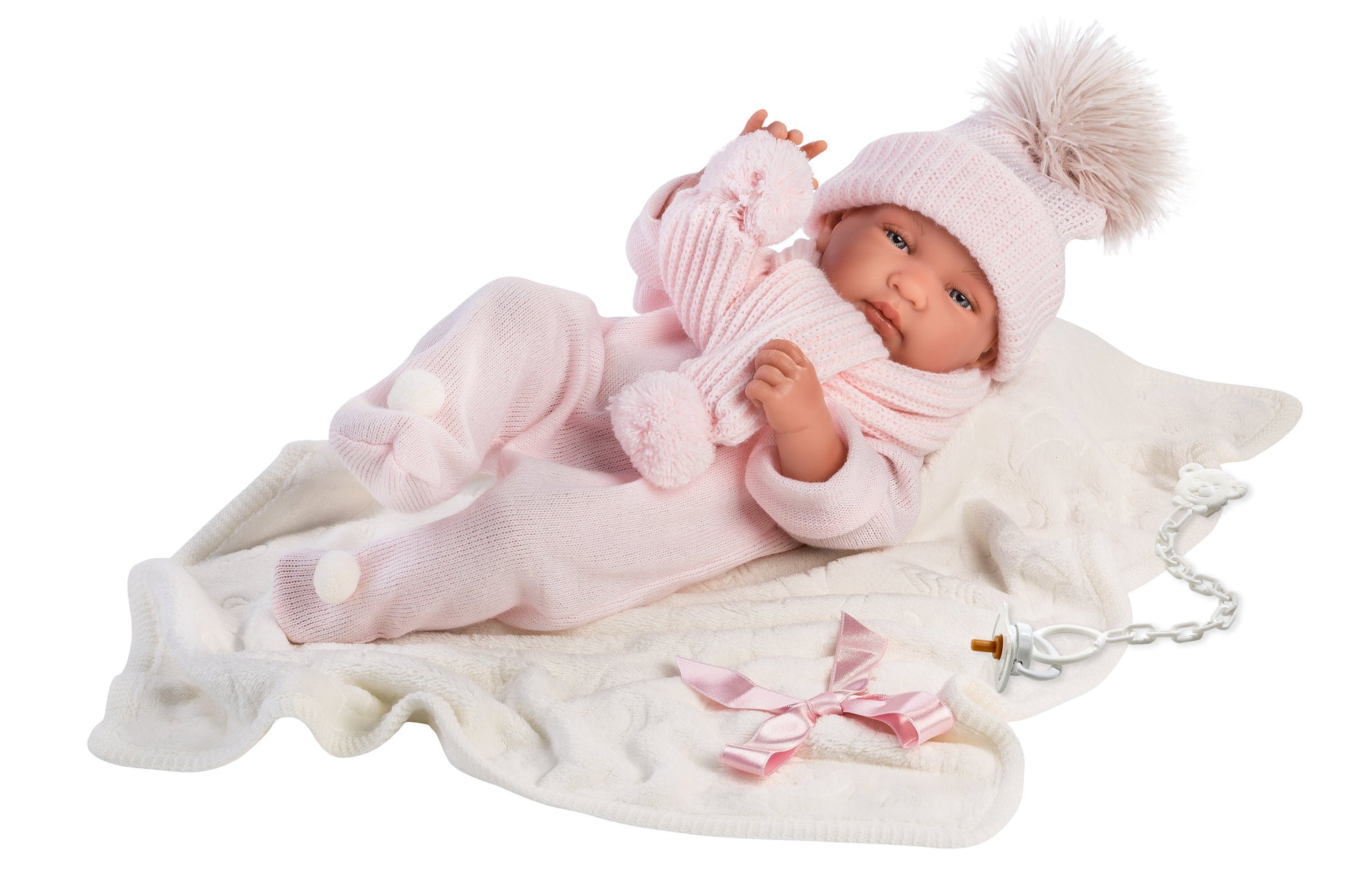 Llorens 17" Anatomically-correct Baby Doll Jill With Blanket Dolls