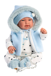 Llorens 17.3" Soft Body Crying Baby Doll Tino Dolls