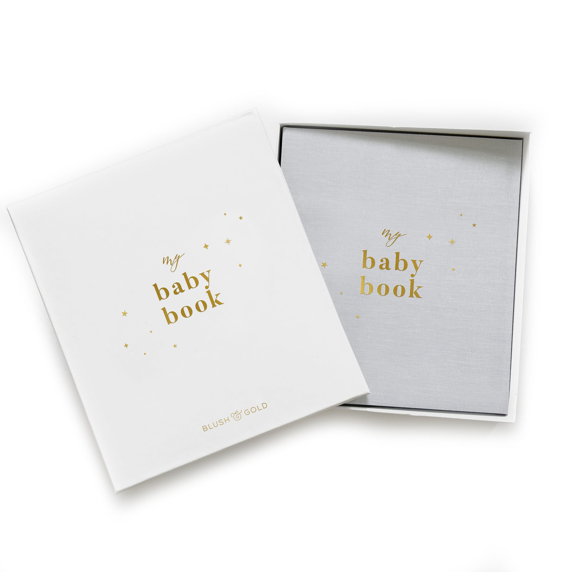 Blush and Gold My Baby Book - Baby Memory Book - Misty