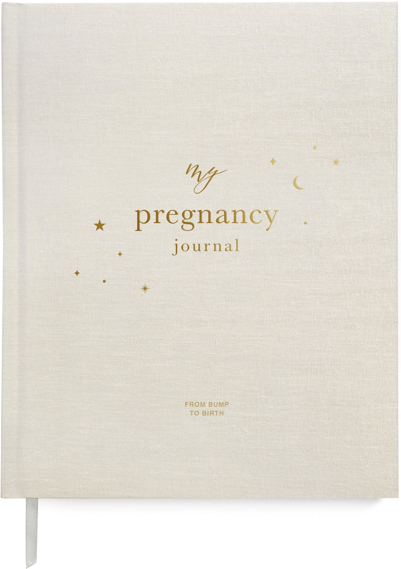 Blush and Gold My Pregnancy Journal - Pearl with Gilded Edges Memory Book