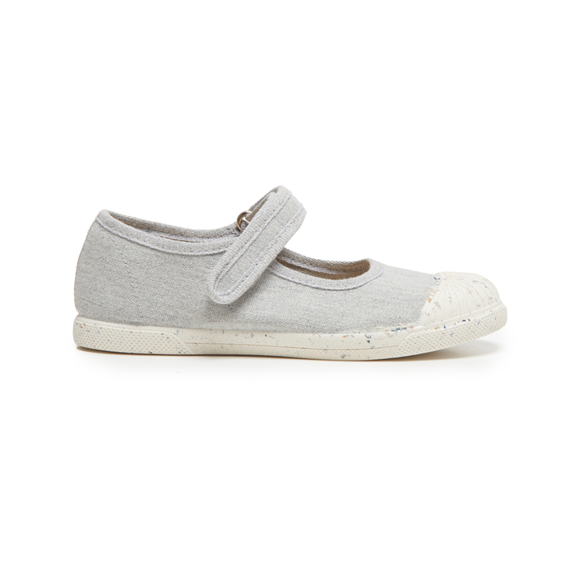 ECO-friendly Canvas Mary Jane Sneakers In Grey