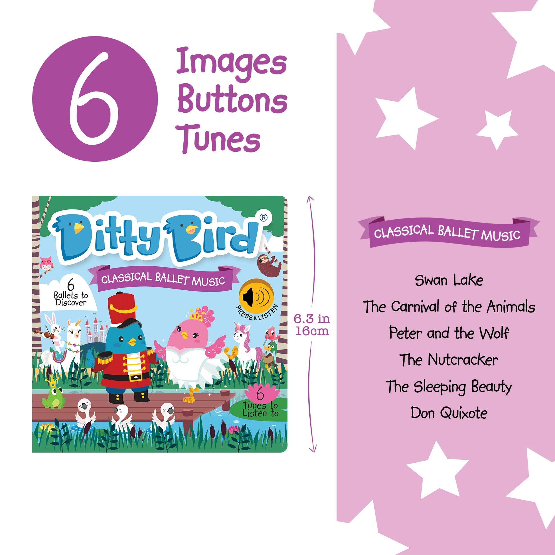 Ditty Bird Classical Ballet Music Music Books
