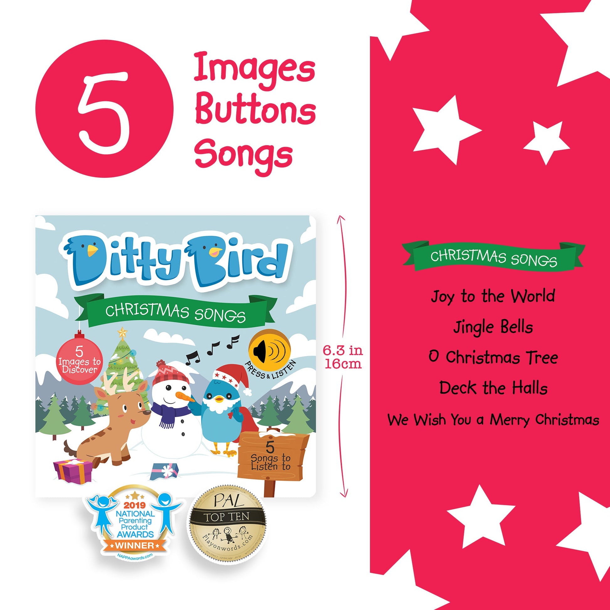 Ditty Bird Christmas Songs Music Books