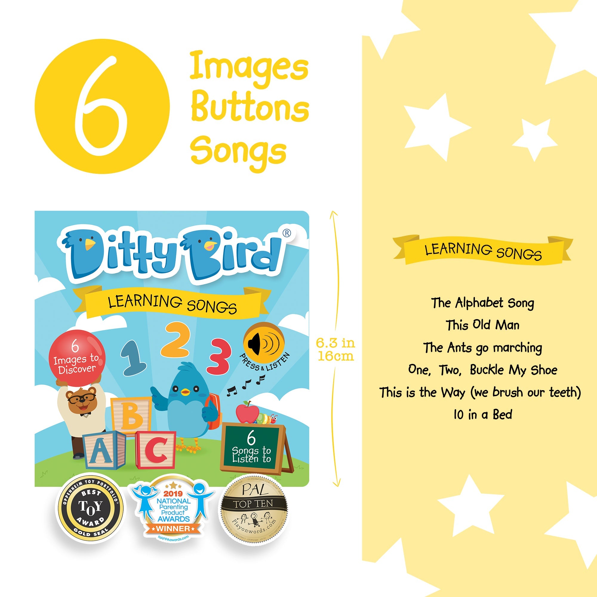 Ditty Bird Learning Songs Music Books
