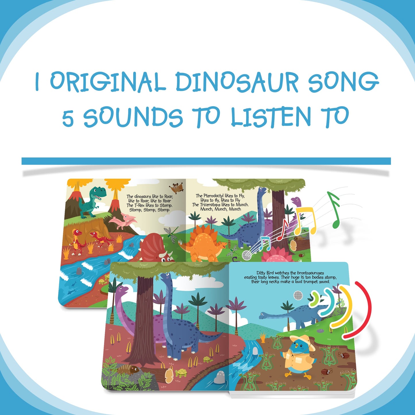 Ditty Bird Dinosaur Sounds Sound Books