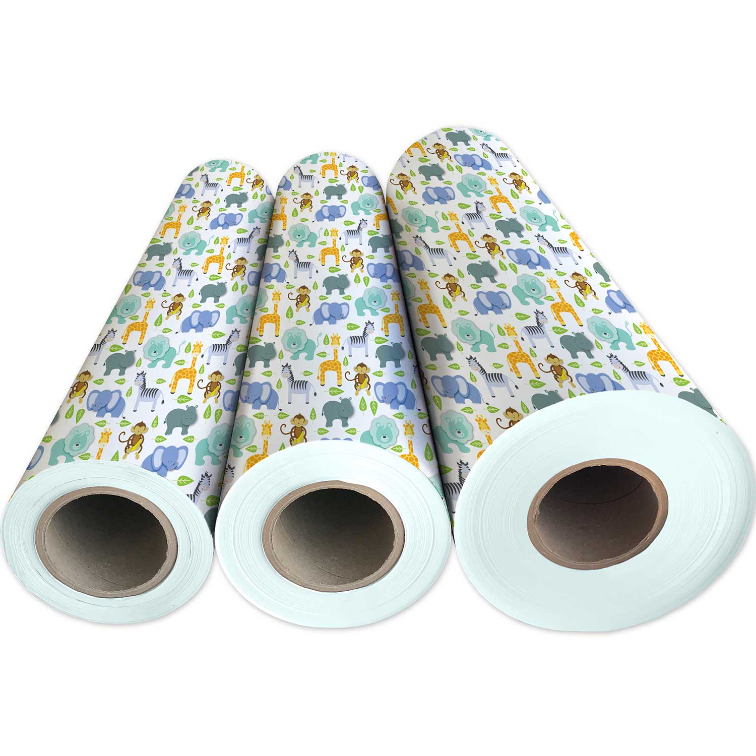 B268g Zoo Animals Gift Wrapping Paper 3 Reams 