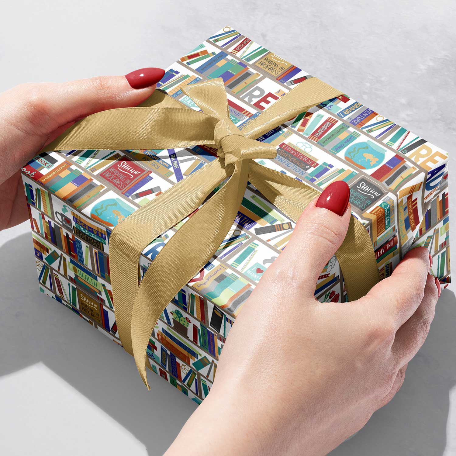 Books Wrapping Paper Jillson & Roberts, 1/2 Ream 417 ft x 24 in