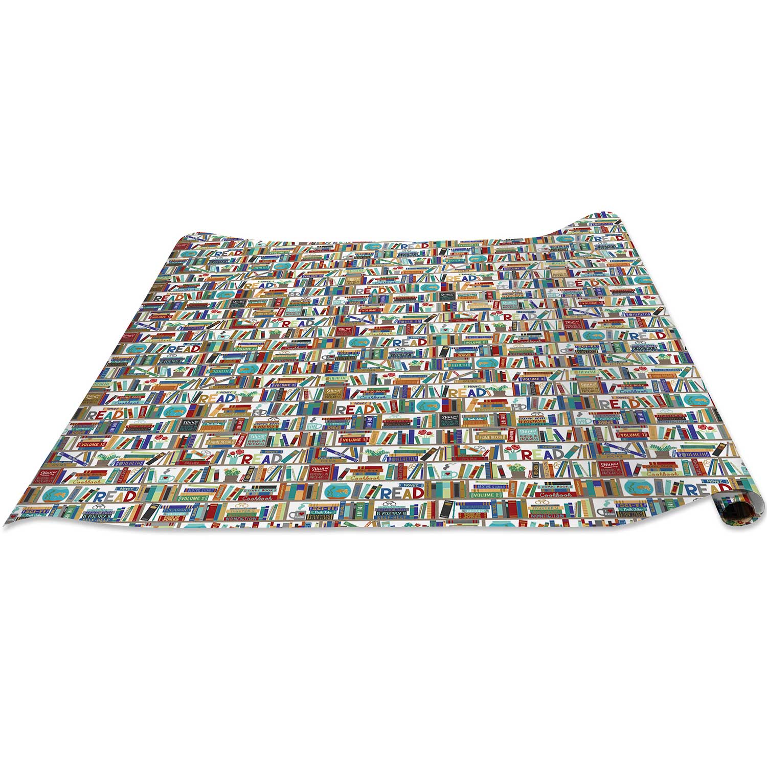 B306d Books Gift Wrapping Paper Regular Roll 