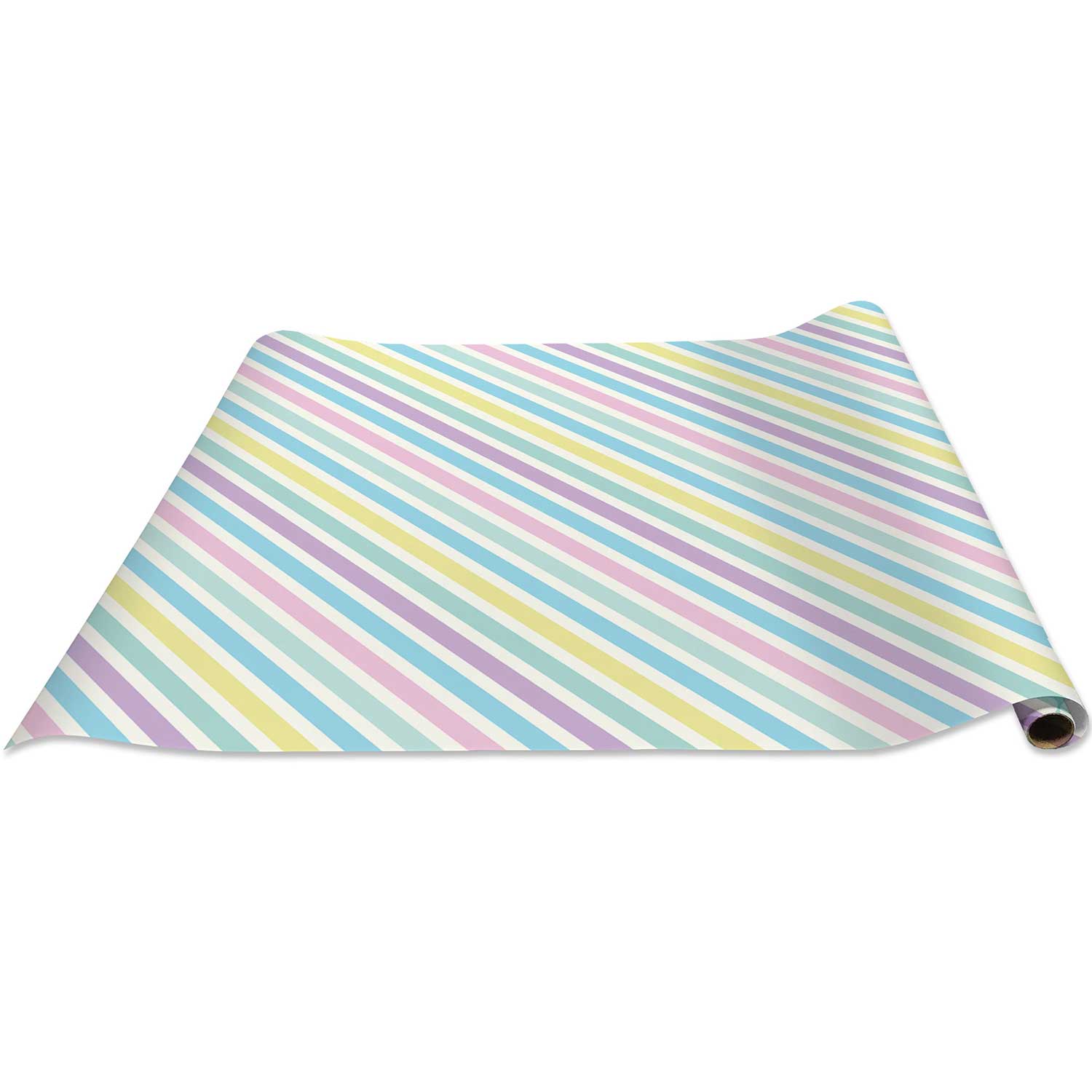 Pastel Stripe Baby Gift Wrap by Present Paper Full Ream 833 ft x 24 in