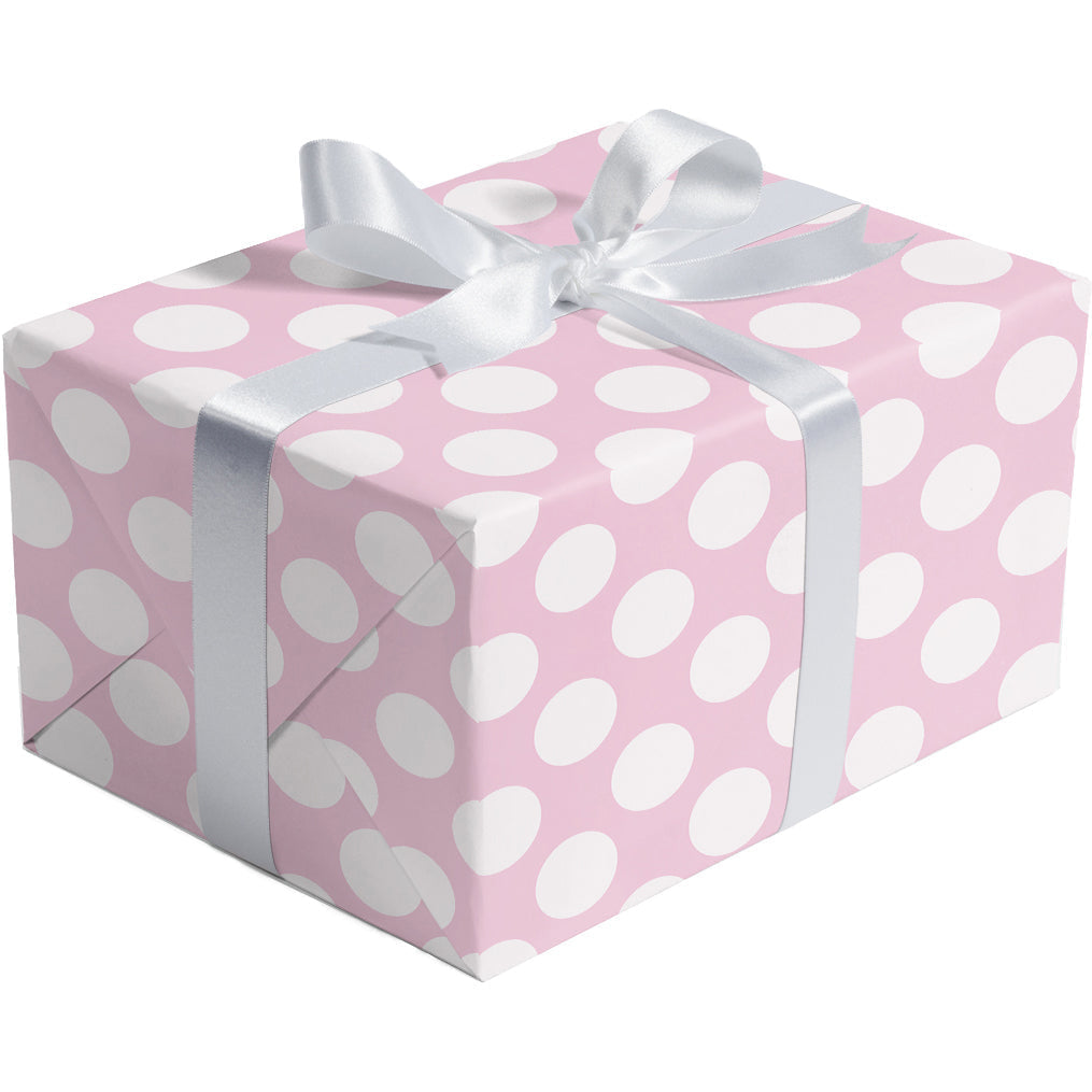 B985Dc Two Sided Pastel Pink Blue Gift Wrapping Paper Gift Box Pink 