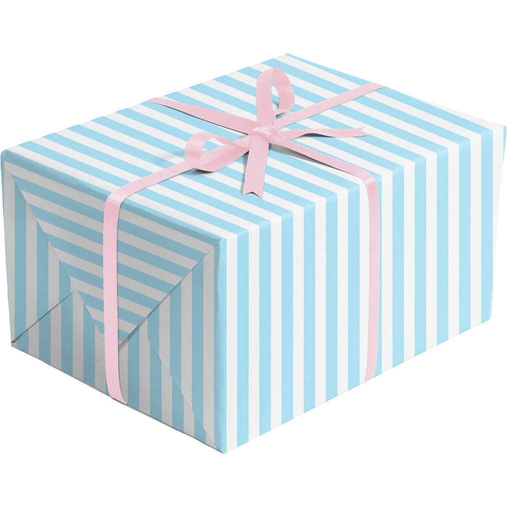 B985Dd Two Sided Pastel Pink Blue Gift Wrapping Paper Gift Box Blue 