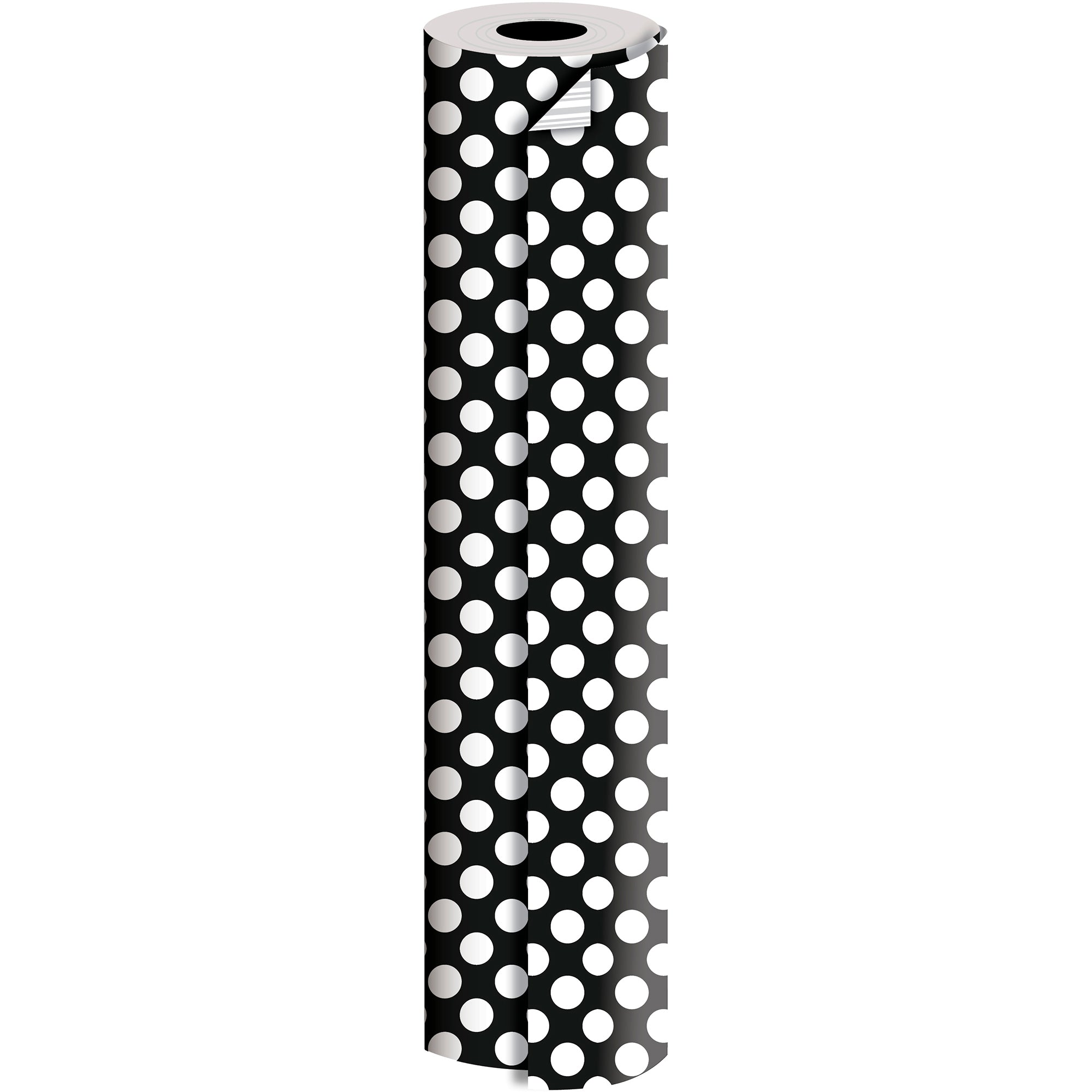 B991Db Two Sided Black Silver Kraft Gift Wrapping Paper Ream 