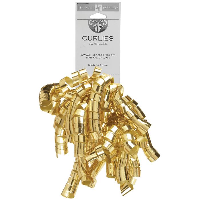 Jillson & Roberts Curlie Gift Bows, Gold