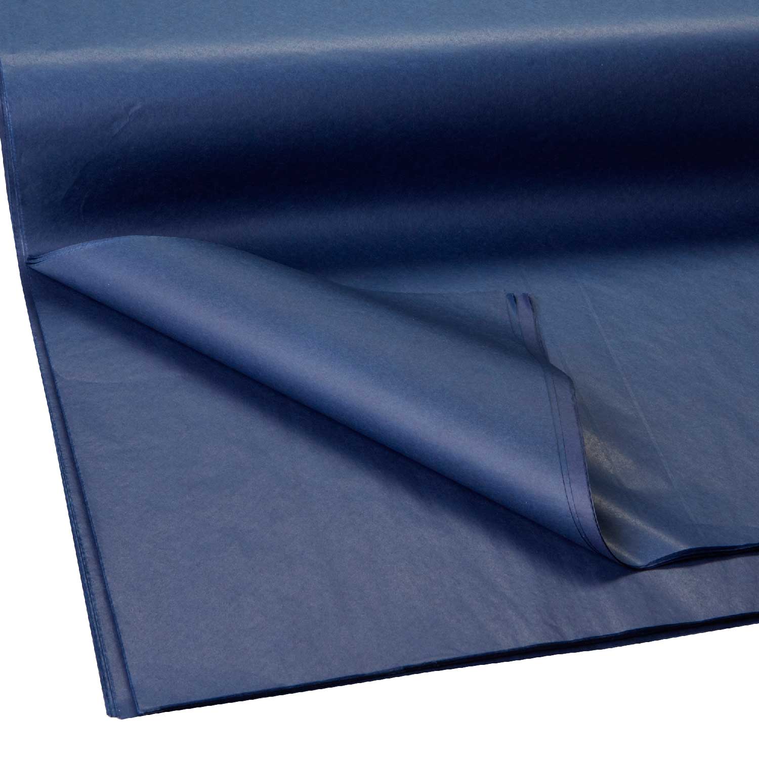 BFT26a Solid Color Navy Blue Tissue Paper Swatch