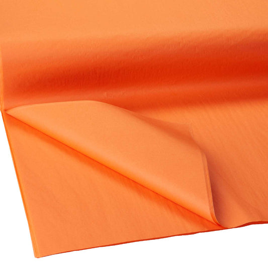 BFT27a Solid Color Orange Tissue Paper Swatch