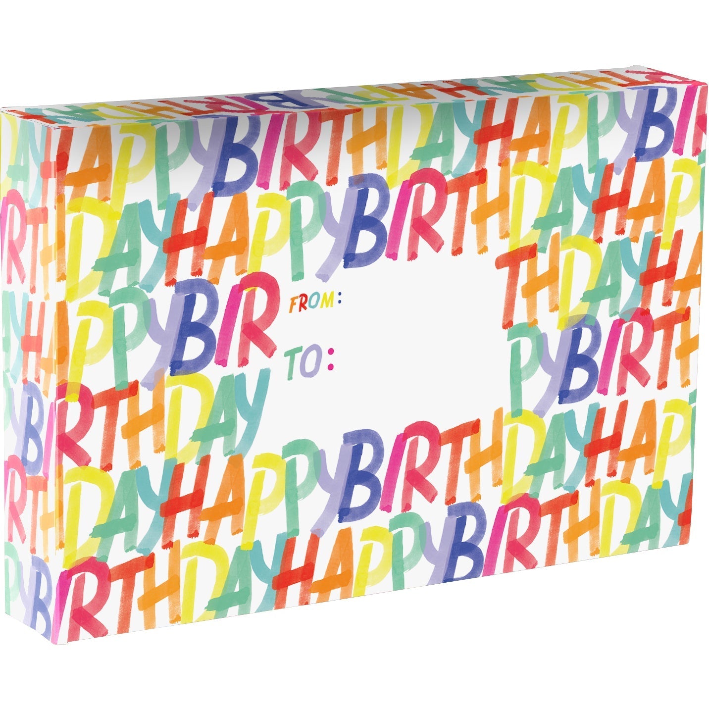 Rainbow Large Birthday Printed Gift Mailing Boxes