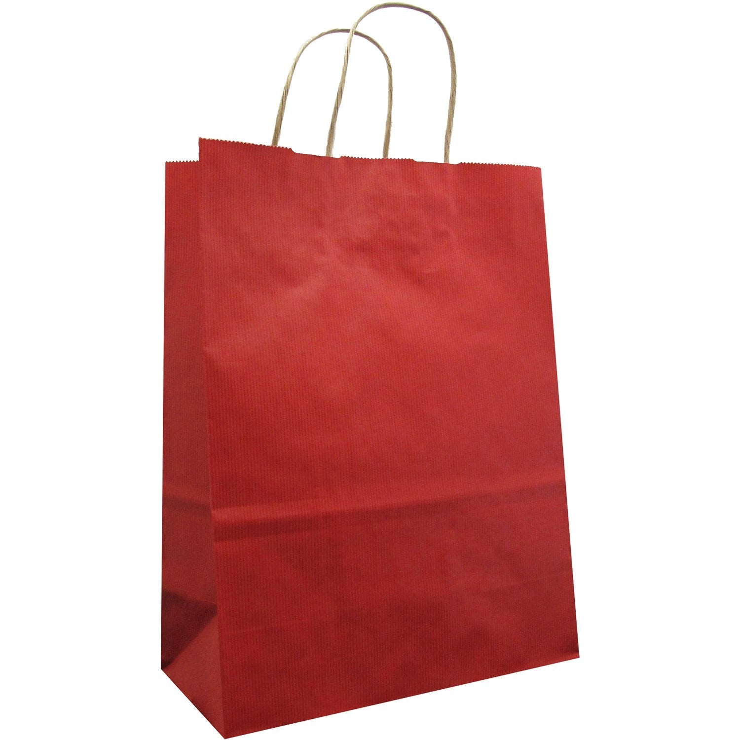 Jillson & Roberts Large Kraft Bags, Red