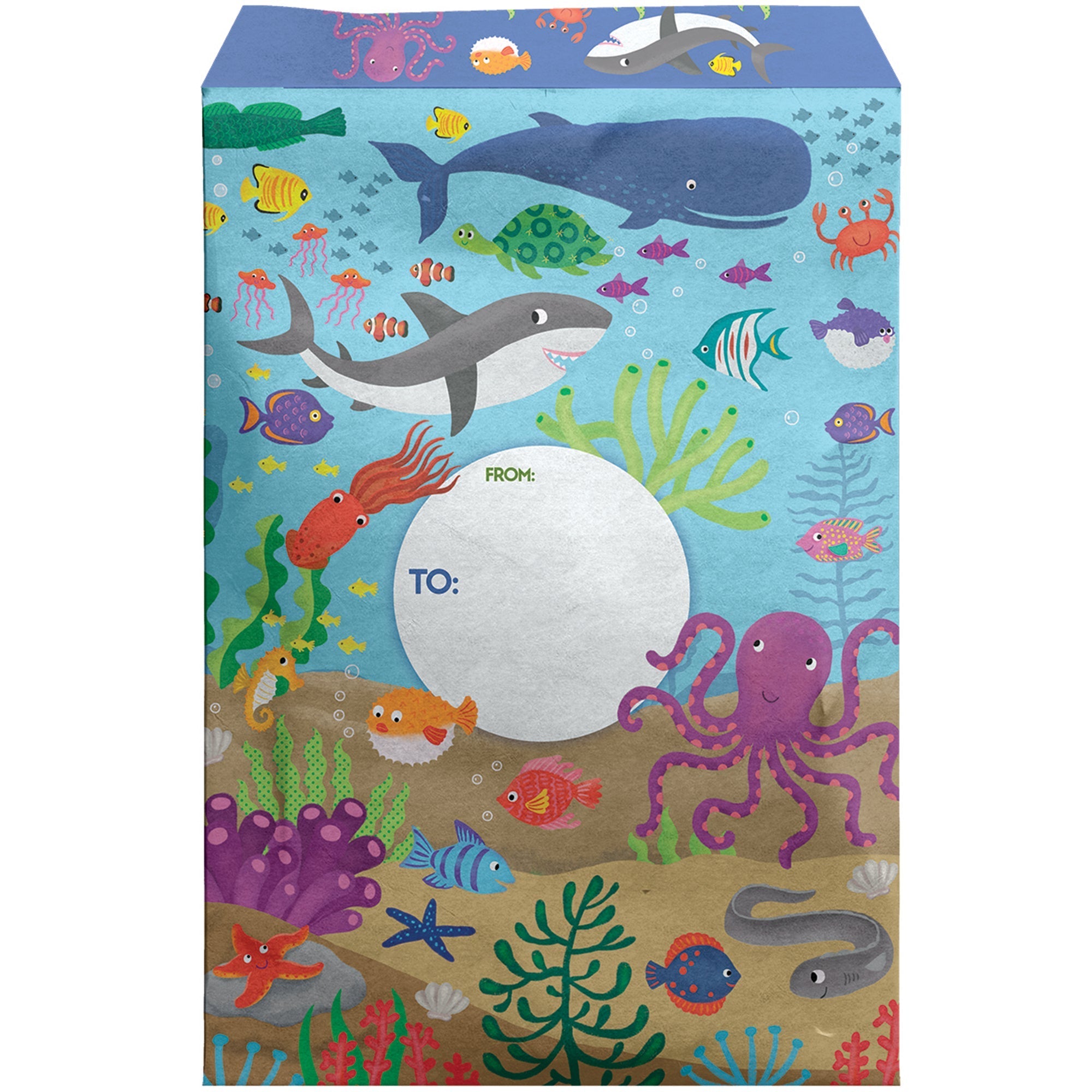 Large Printed Padded Mailing Envelopes, Under the Sea