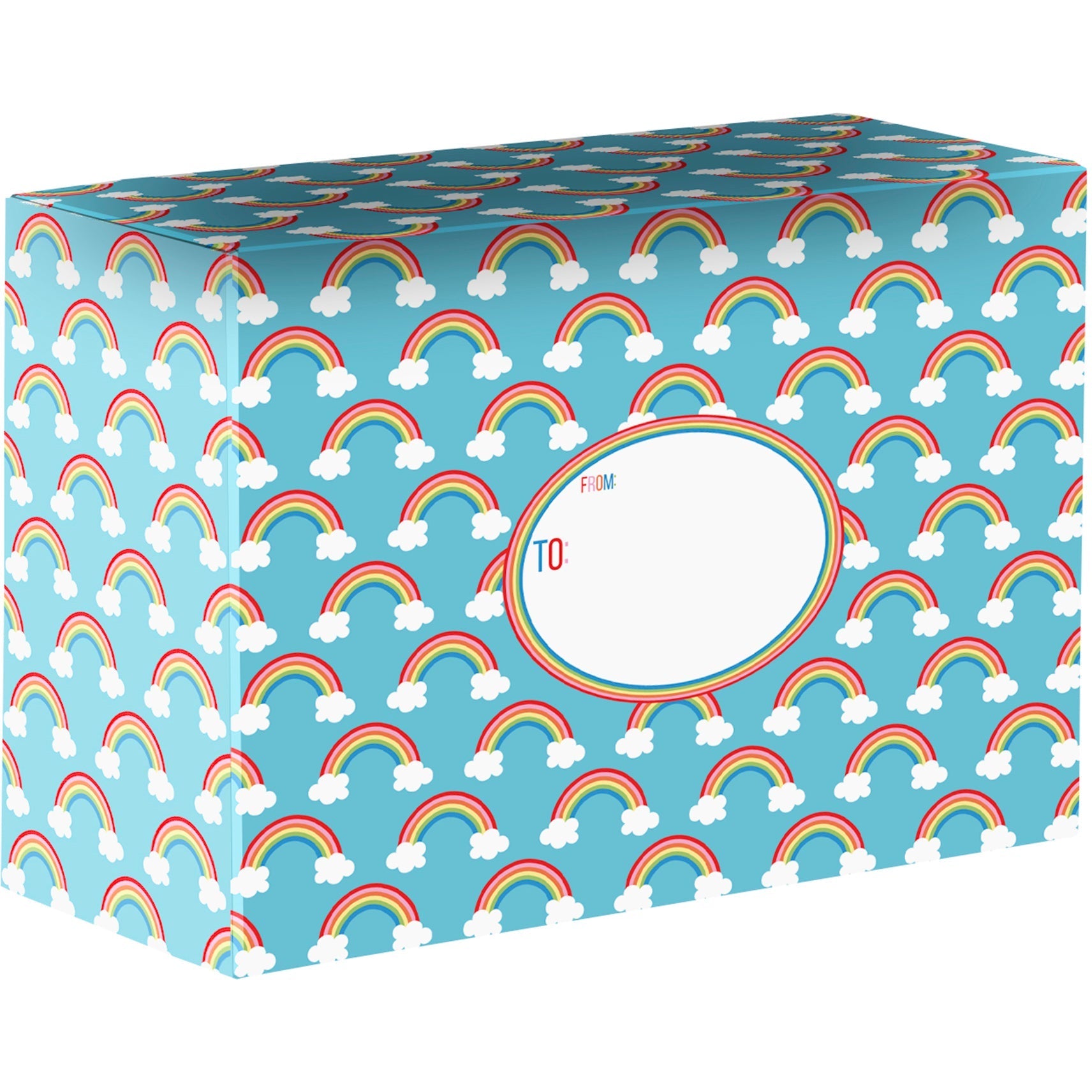 Over the Rainbow Medium Kids Printed Gift Mailing Boxes