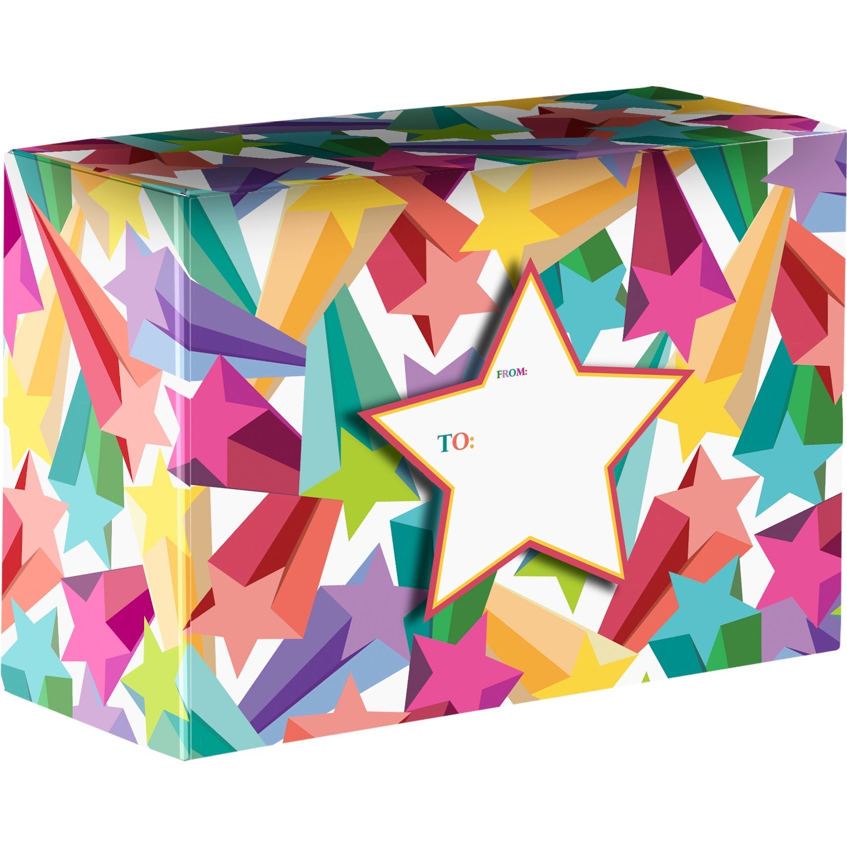 Bright Stars Medium Birthday Printed Gift Mailing Boxes
