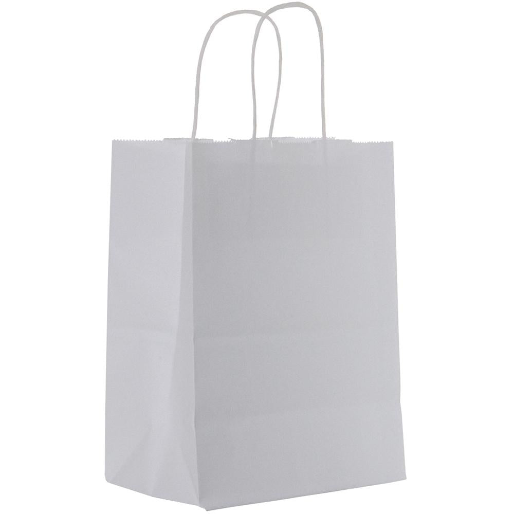 Jillson & Roberts Medium Kraft Bags, White
