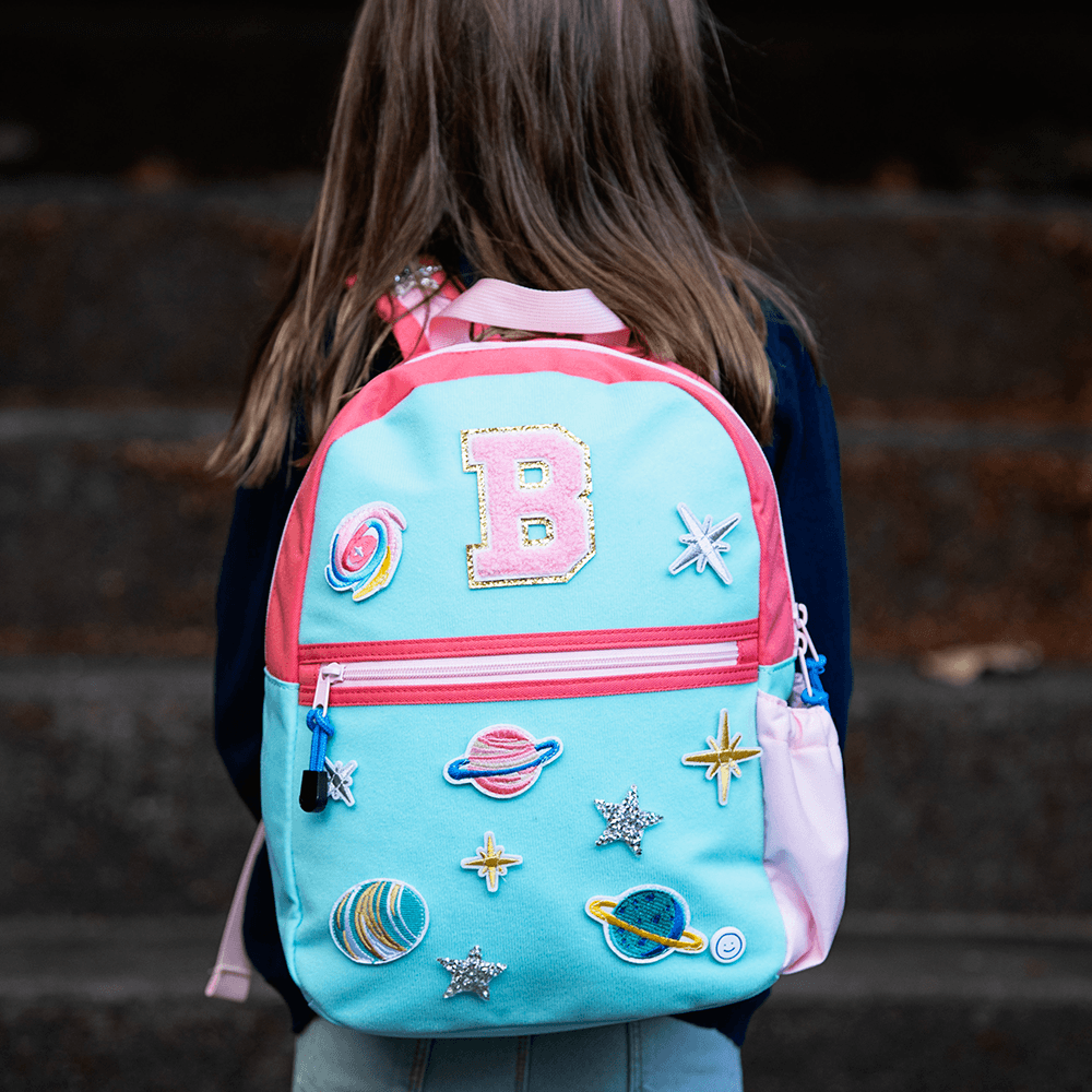Hook & Loop Sport Kids Backpack - Coral / Splash