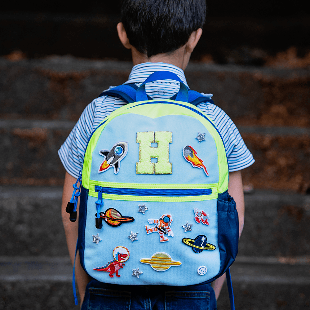 Hook & Loop Sport Kids Backpack - Royal / Neon