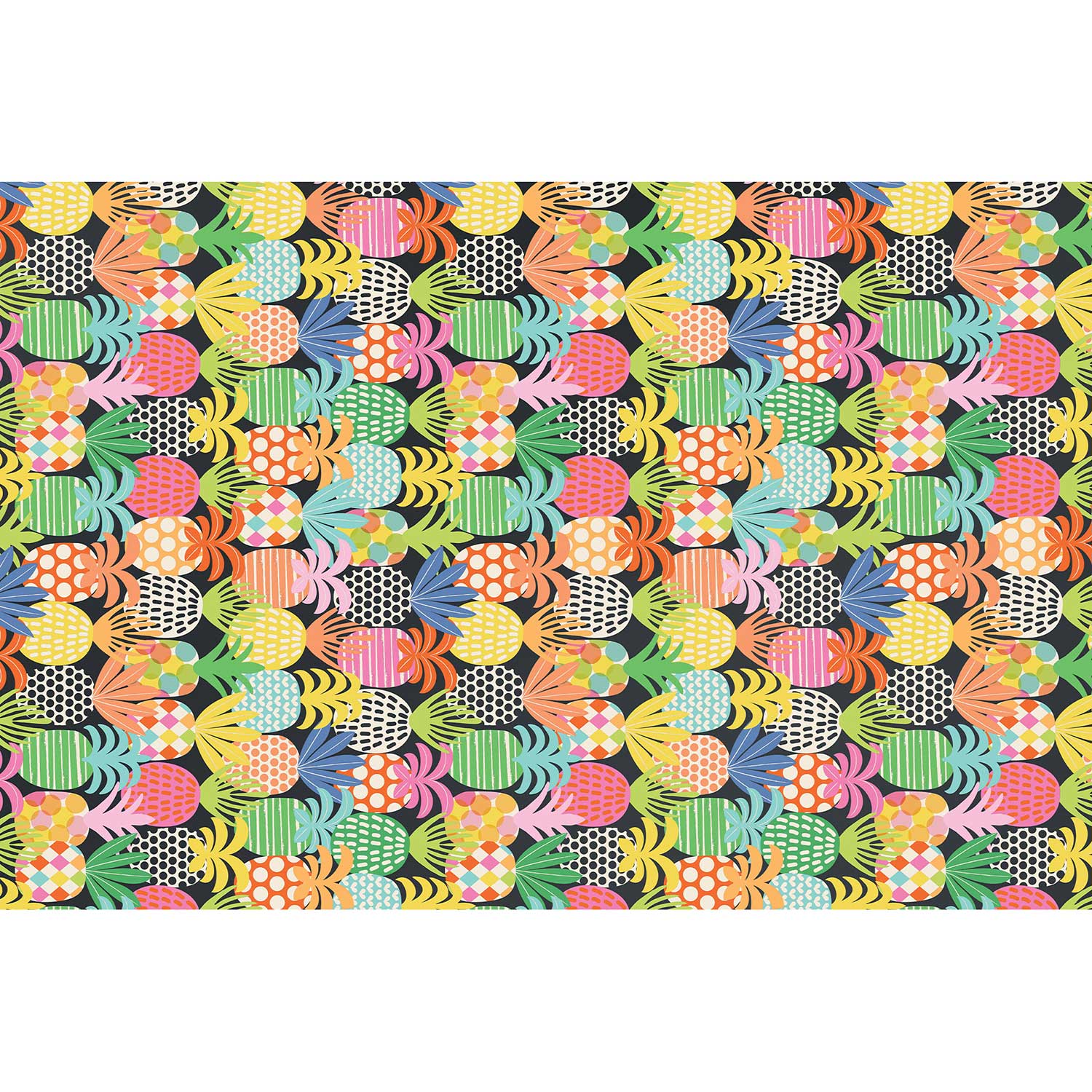 BPT199d Colorful Pineapple Gift Tissue Paper Full Sheet