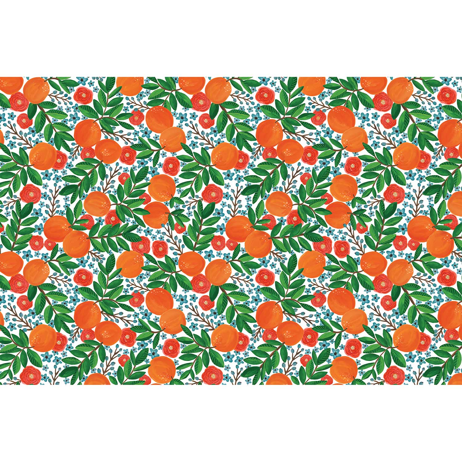 BPT257d Orange Gift Tissue Paper Full Sheet