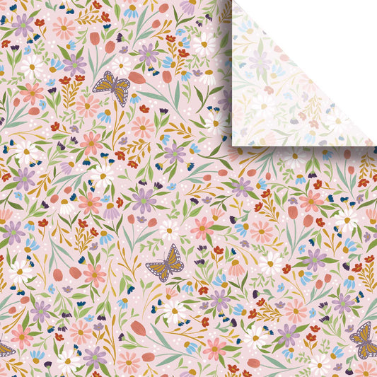 BPT304a Delicate Floral Tissue Paper Swatch