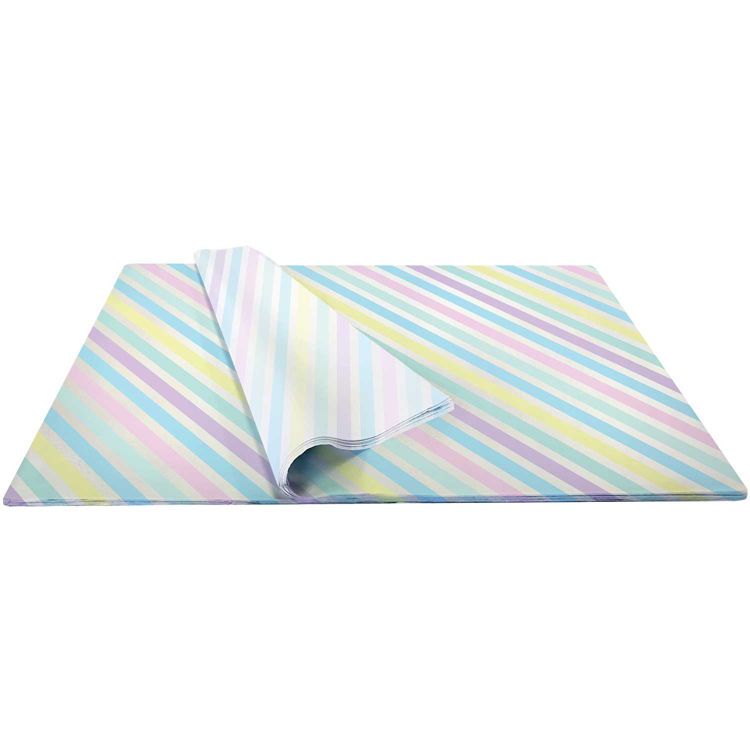 BPT345b Pastel Stripe Baby Tissue Paper Bulk