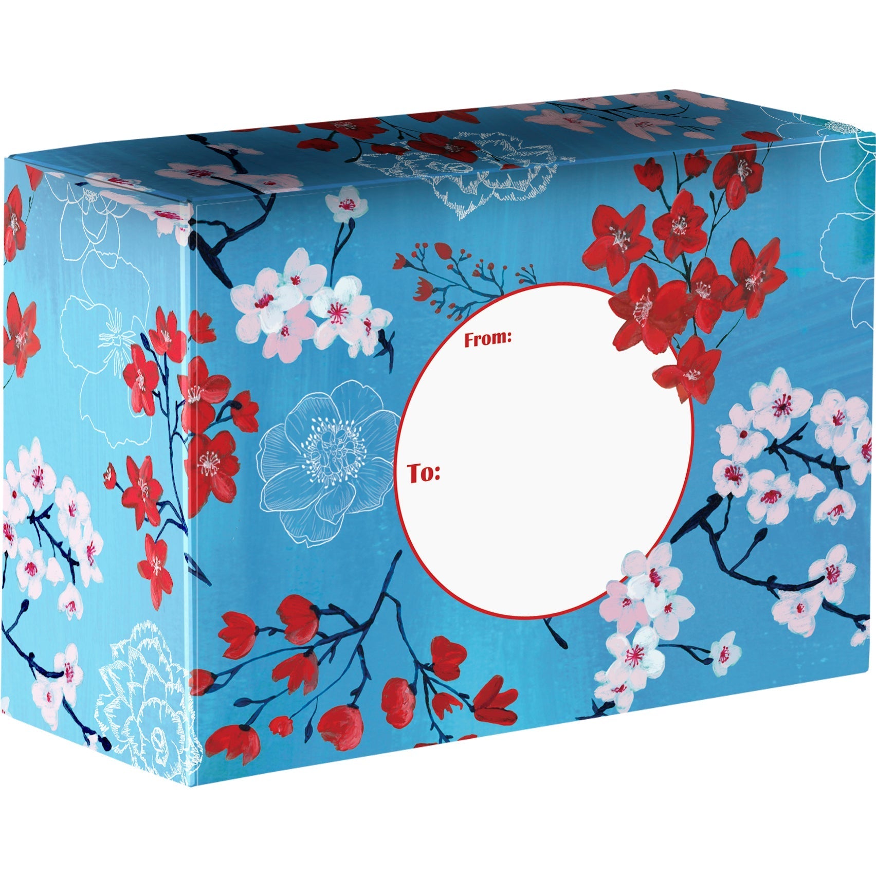 Drifting Blossoms Small Floral Printed Gift Mailing Boxes