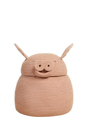 Basket Peggy The Pig  - The Animal Crew