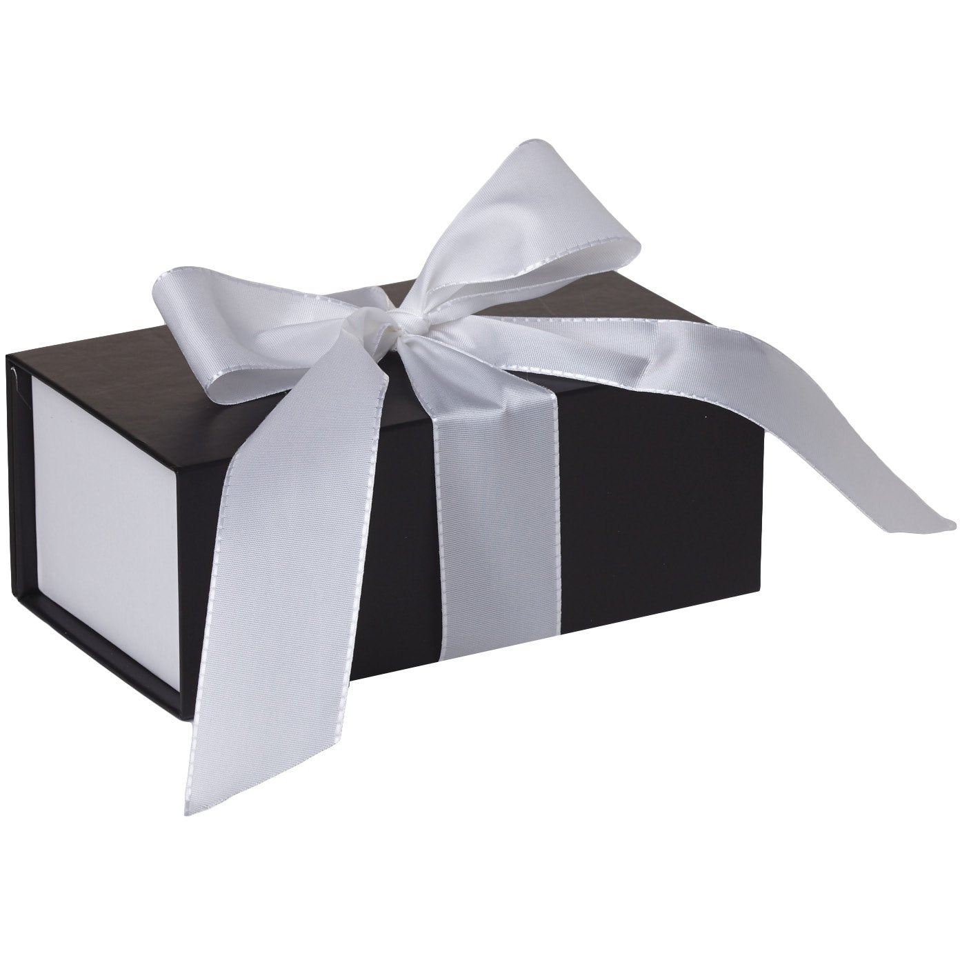 Jillson & Roberts Small Gift Box with Ribbon Tie, Sophisticate Black Matte (12 Pcs)