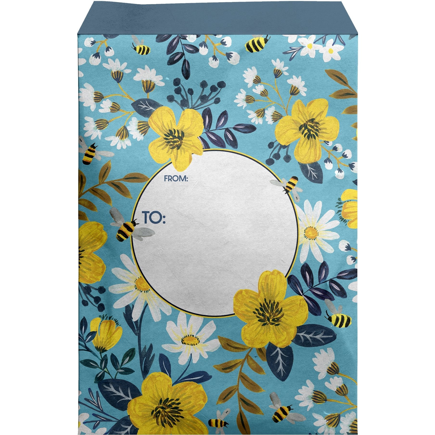 Small Floral Printed Padded Mailing Envelopes, Daisies & Bees