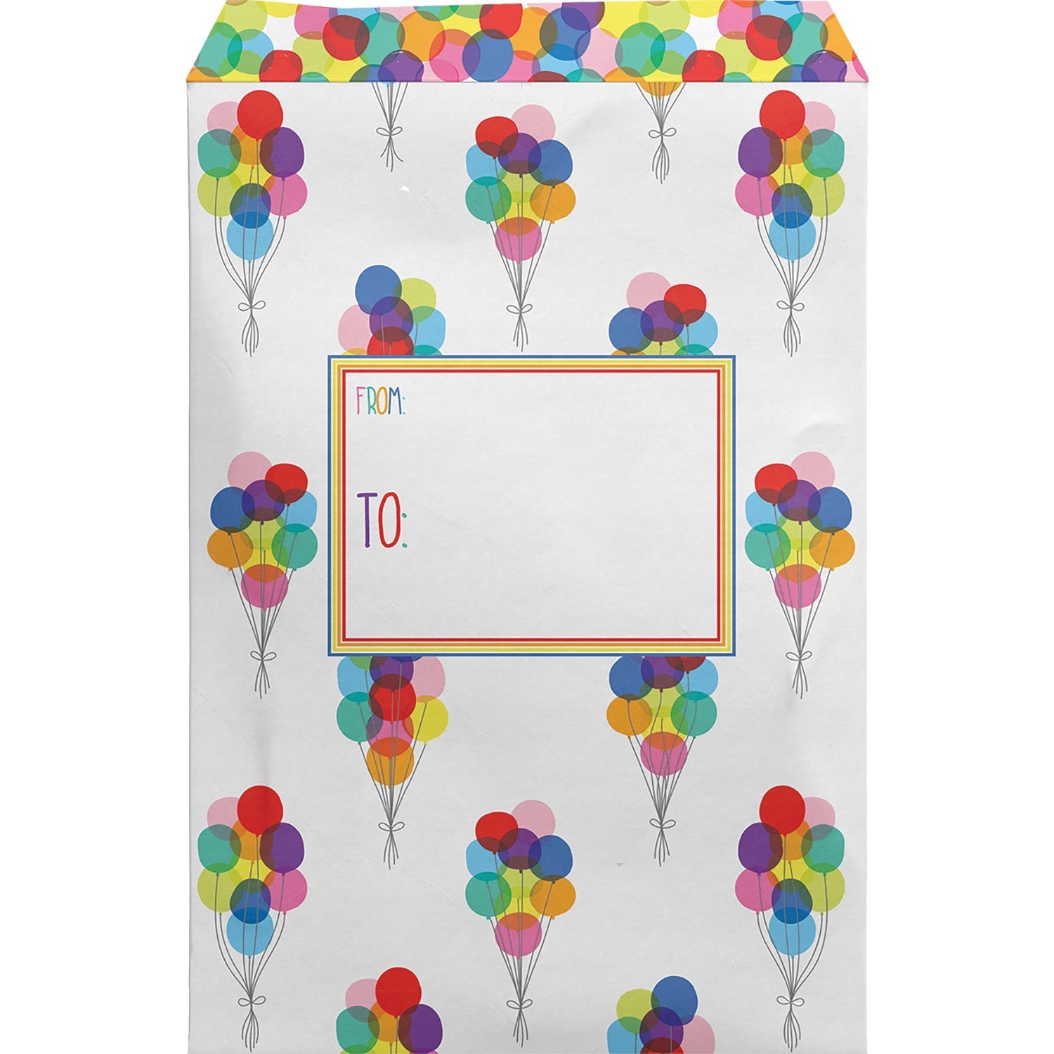 Small Printed Padded Mailing Envelopes, Bunch of Balloons