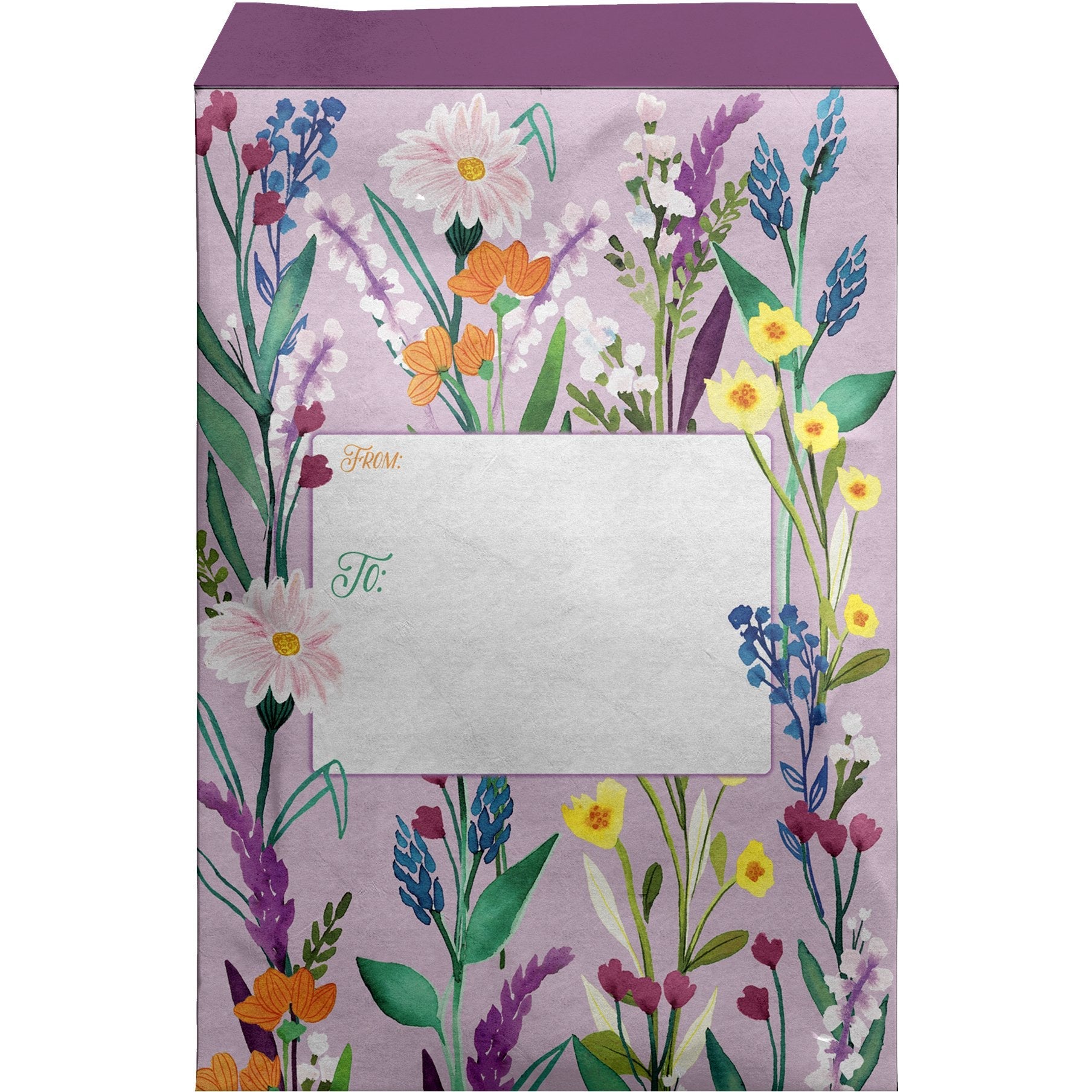 Small Floral Printed Padded Mailing Envelopes, Secret Garden