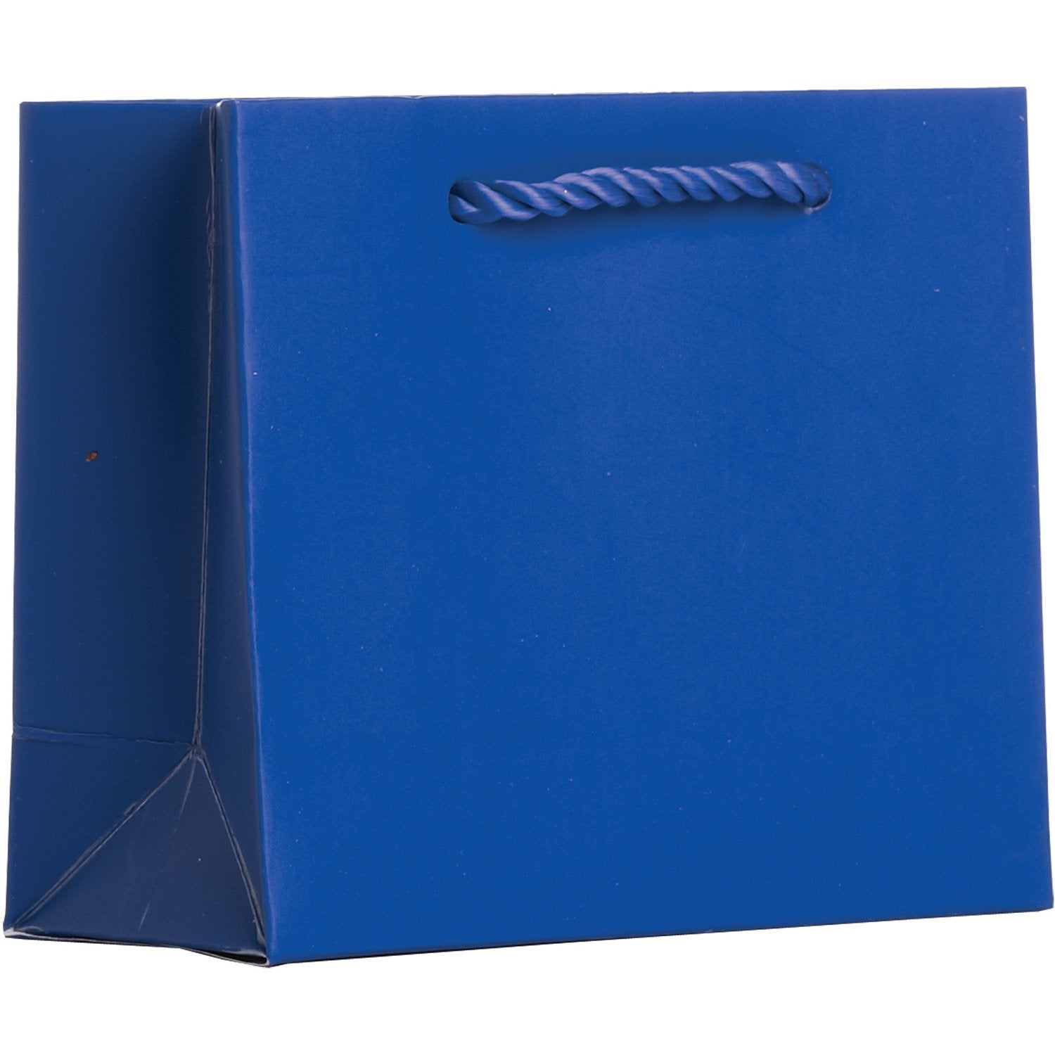 Heavyweight Solid Color Tiny Gift Bags, Matte Royal Blue