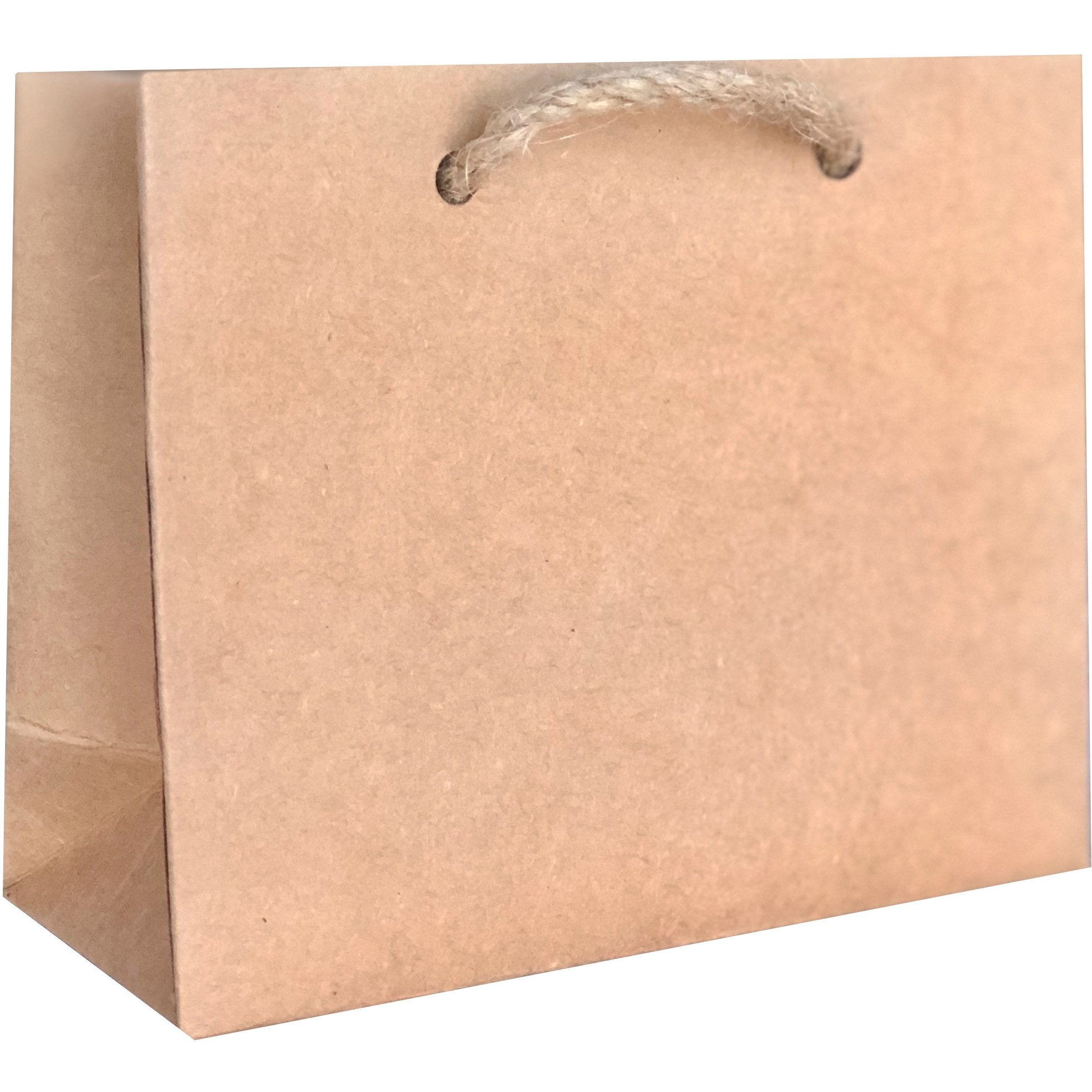 Heavyweight Solid Tiny Gift Bags, Natural Kraft