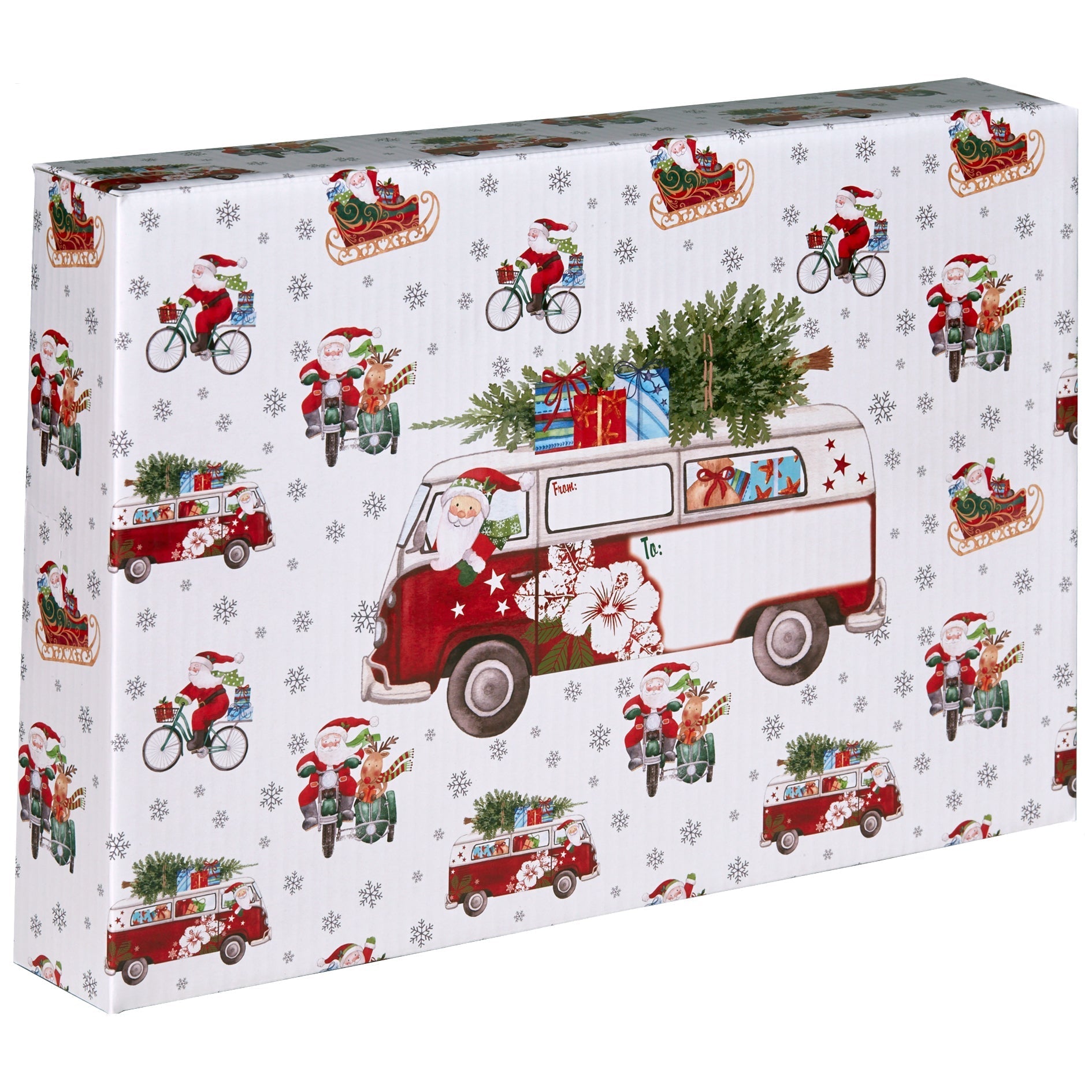 Out for Delivery Large Christmas Printed Gift Mailing Boxes