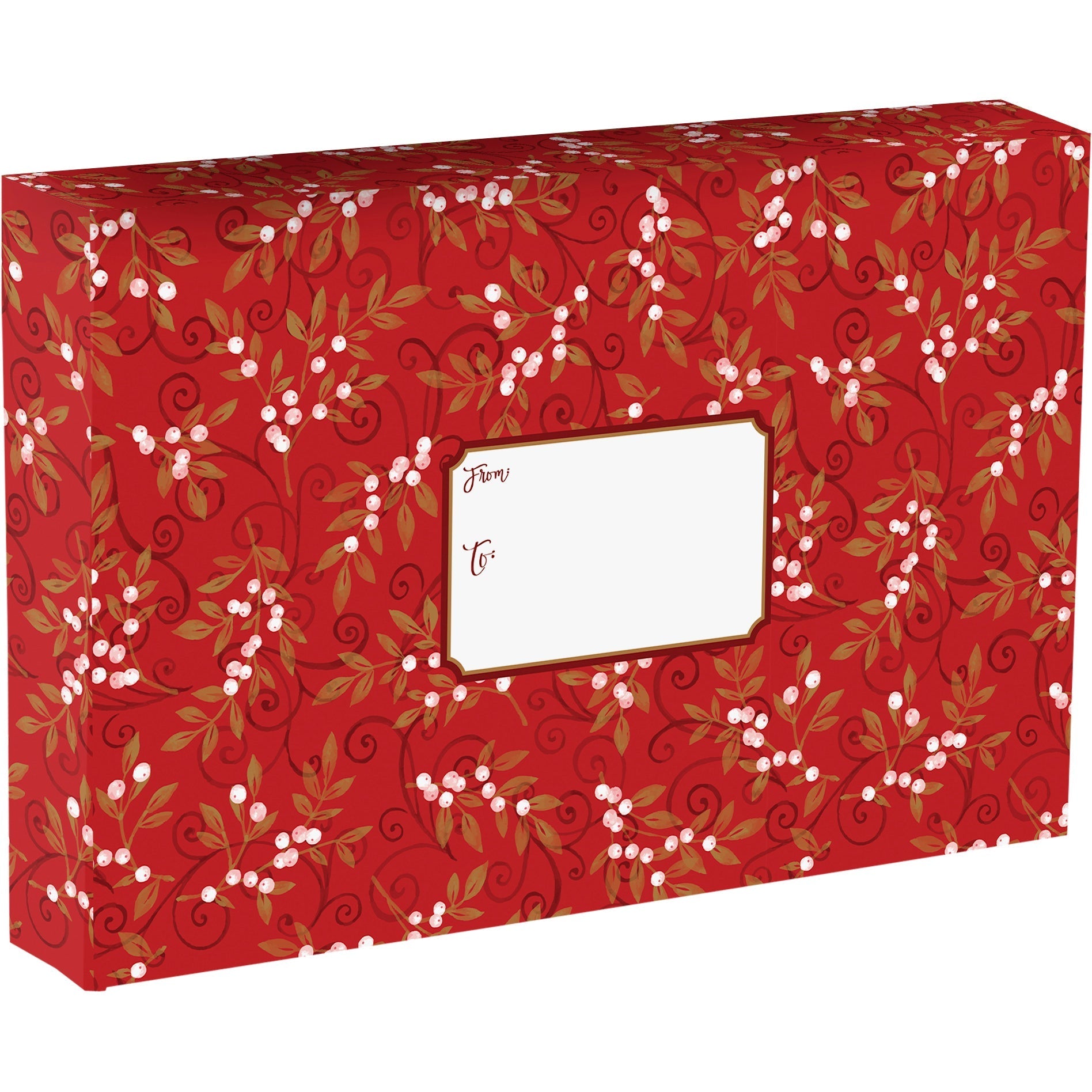Holiday Floral Large Christmas Printed Gift Mailing Boxes