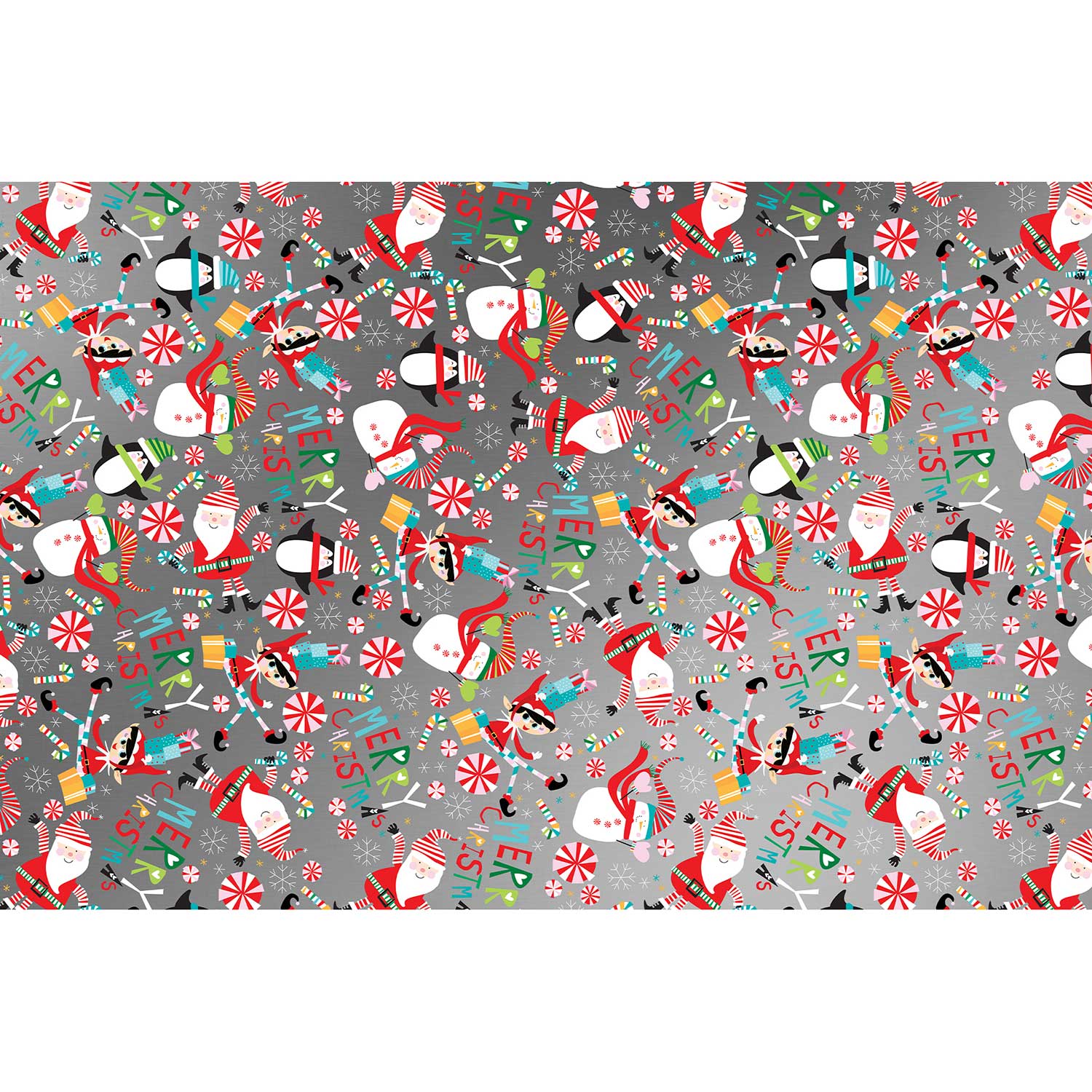 BXPT524d Santa Elf Christmas Gift Tissue Paper Full Sheet