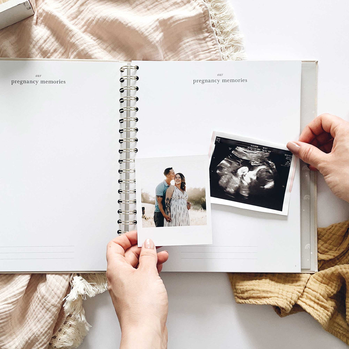 Blush and Gold My Baby Book - Baby Memory Book - Misty