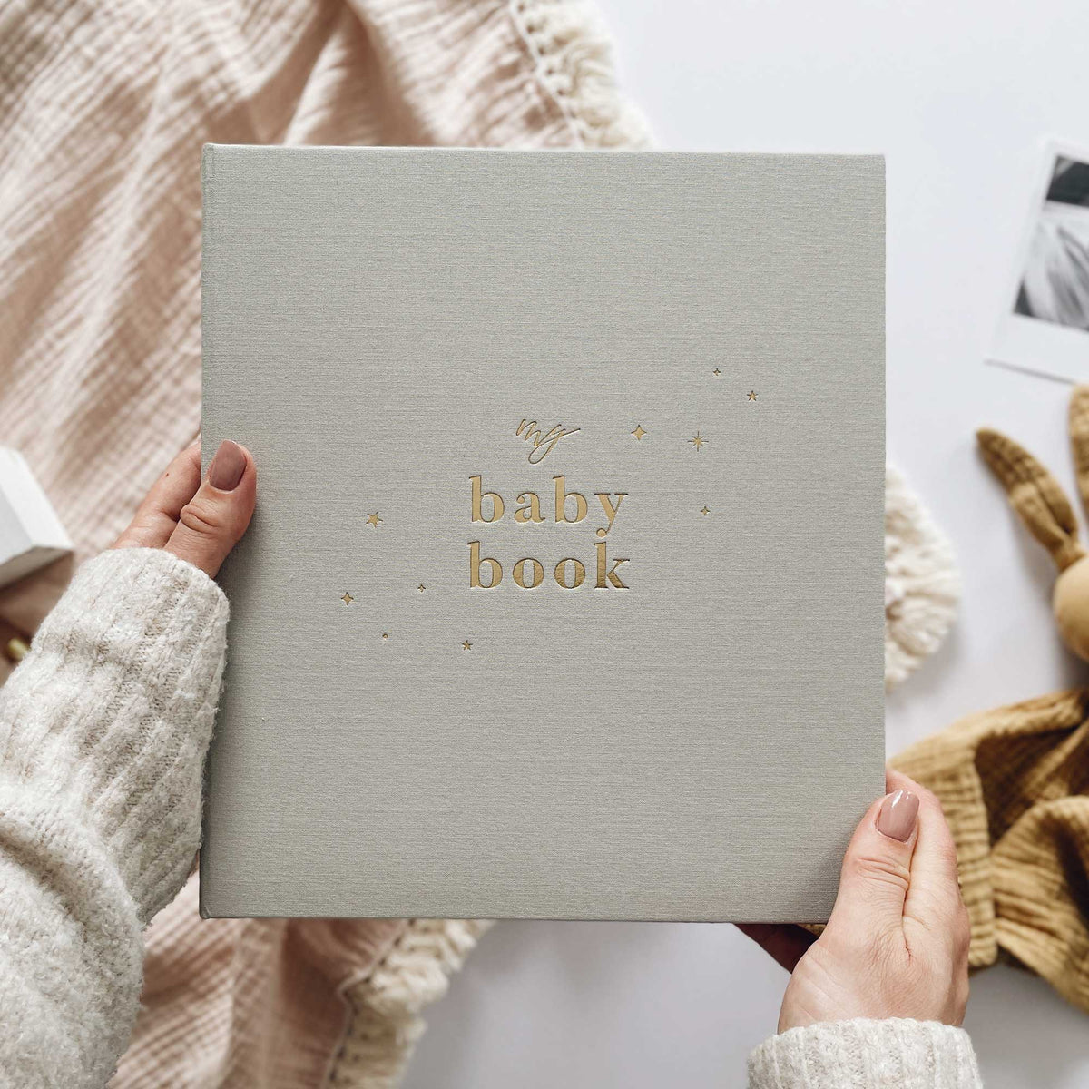 Blush and Gold My Baby Book - Baby Memory Book - Misty