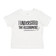 I Understood The Assignment