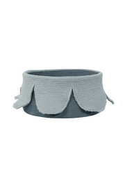 Basket Petals Vintage Blue - Dark Green  - English Gardens