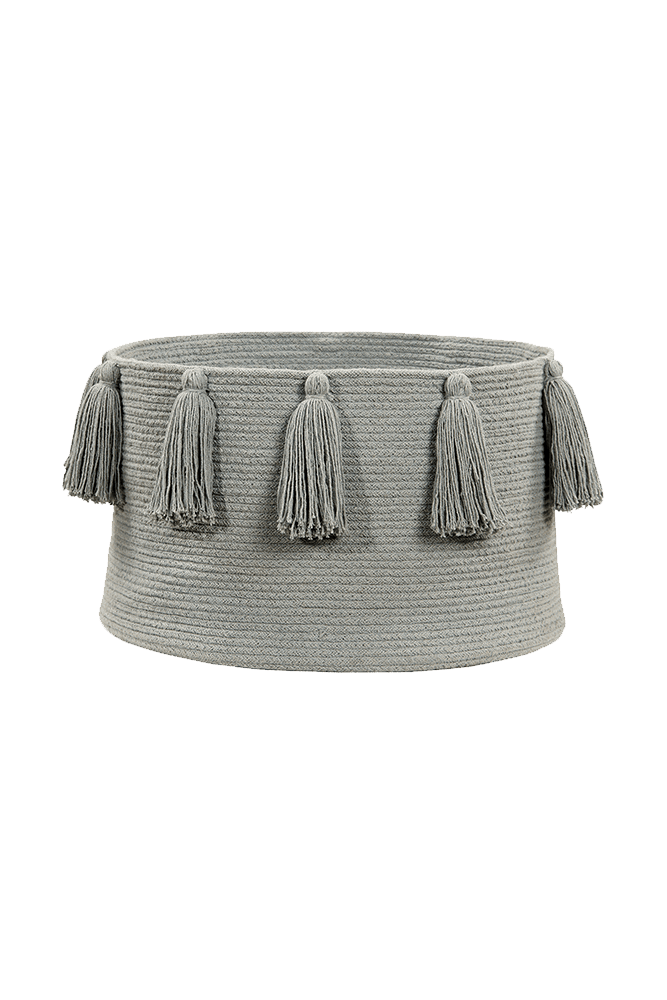 Basket Tassels Light Grey  - Tassels
