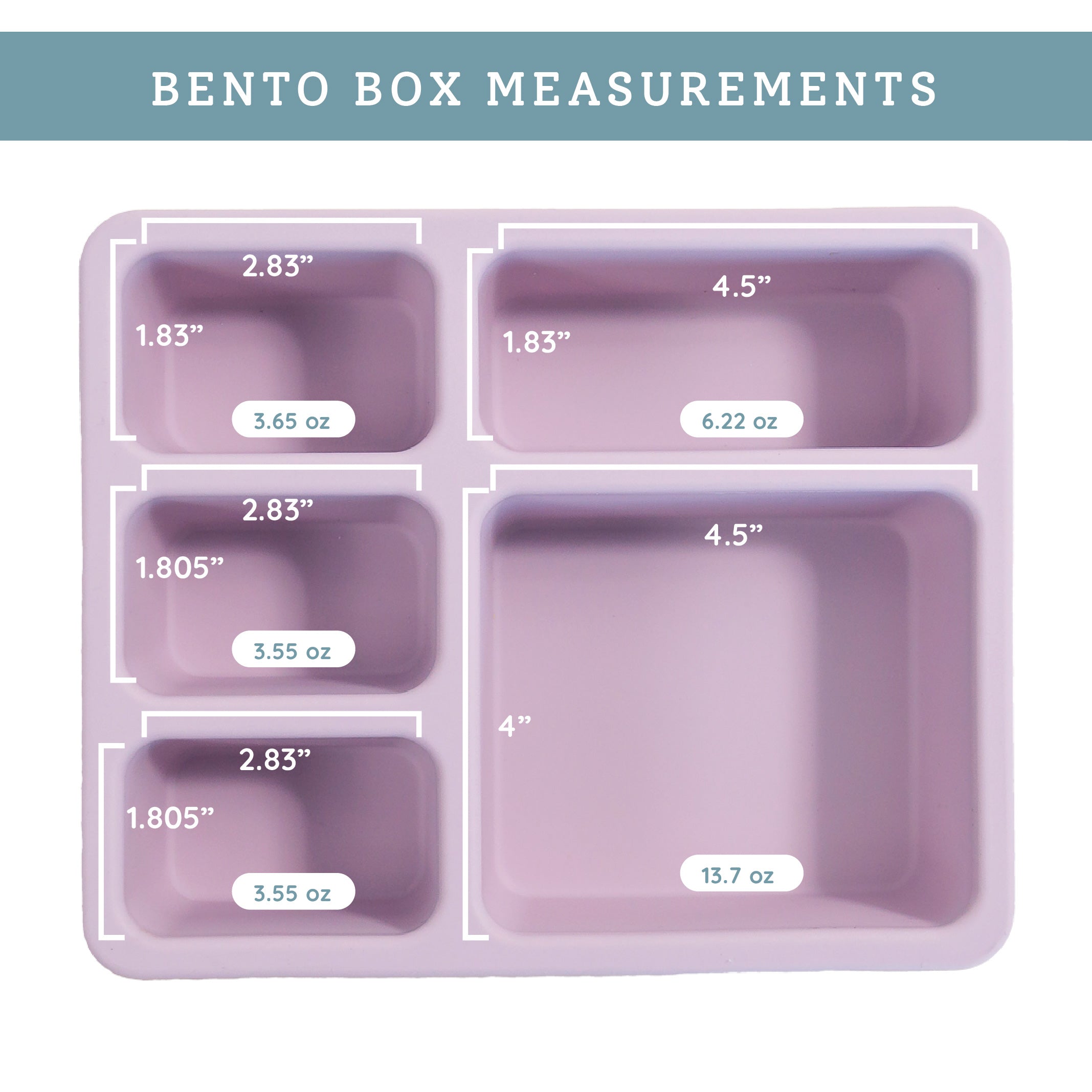 Silicone Bento Box Camper Violet