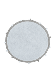 Washable Rug Bubbly Soft Blue - Grey  - Bubbly